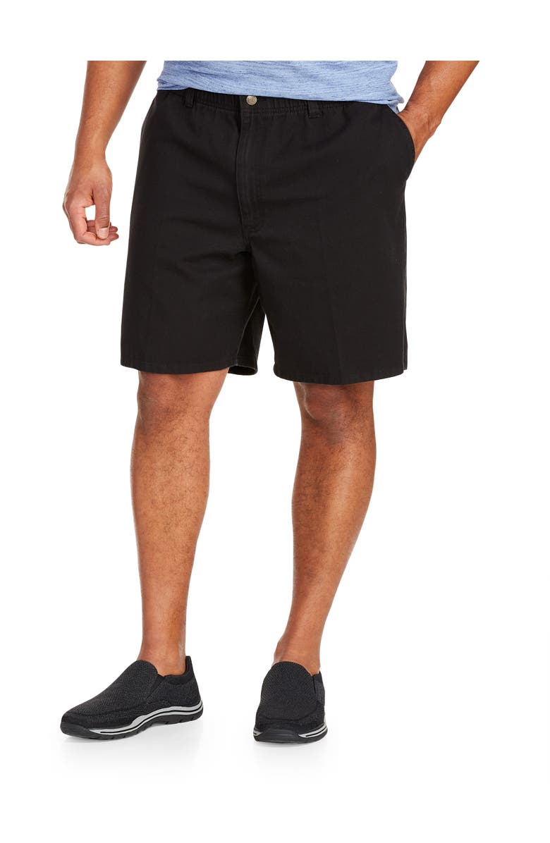 Harbor Bay by DXL Big & Tall Denim Shorts, Main, color, Black Denim