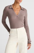 Madewell Johnny Collar Merino Wool & Silk Sweater