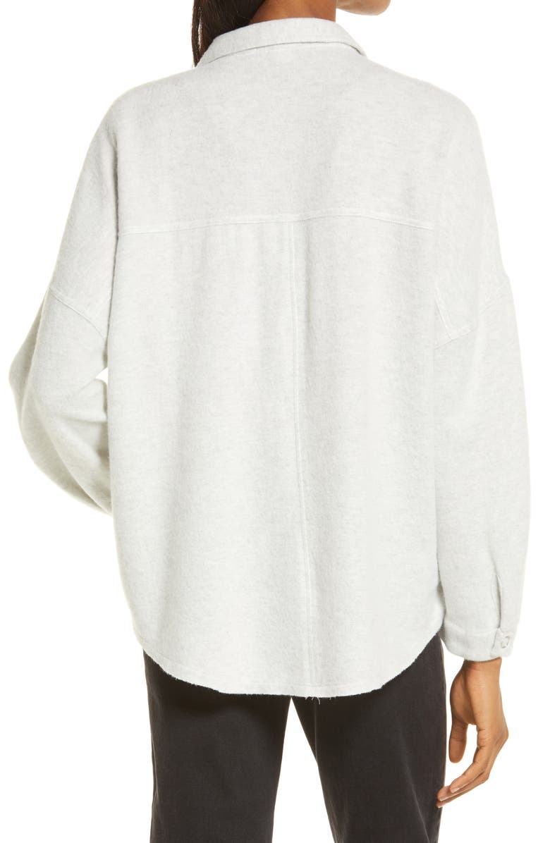 Treasure & Bond Fleece Shirt Jacket, Alternate, color,