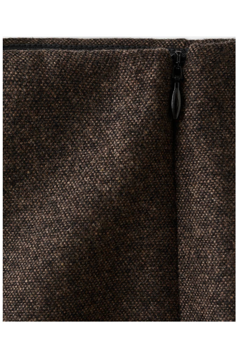 Straight Leg Wool Blend Pants, Alternate, color, BROWN