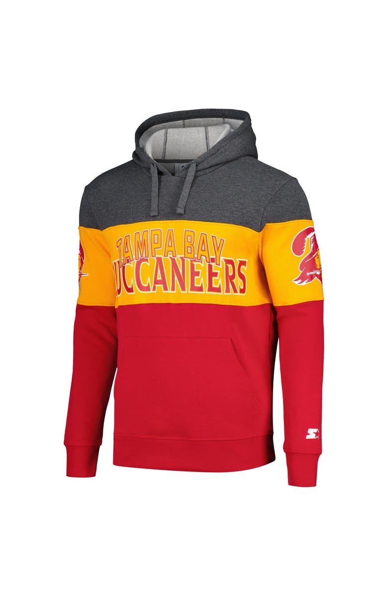 STARTER Men's Starter  Red/Orange Tampa Bay Buccaneers Extreme Pullover Hoodie, Alternate, color, Red