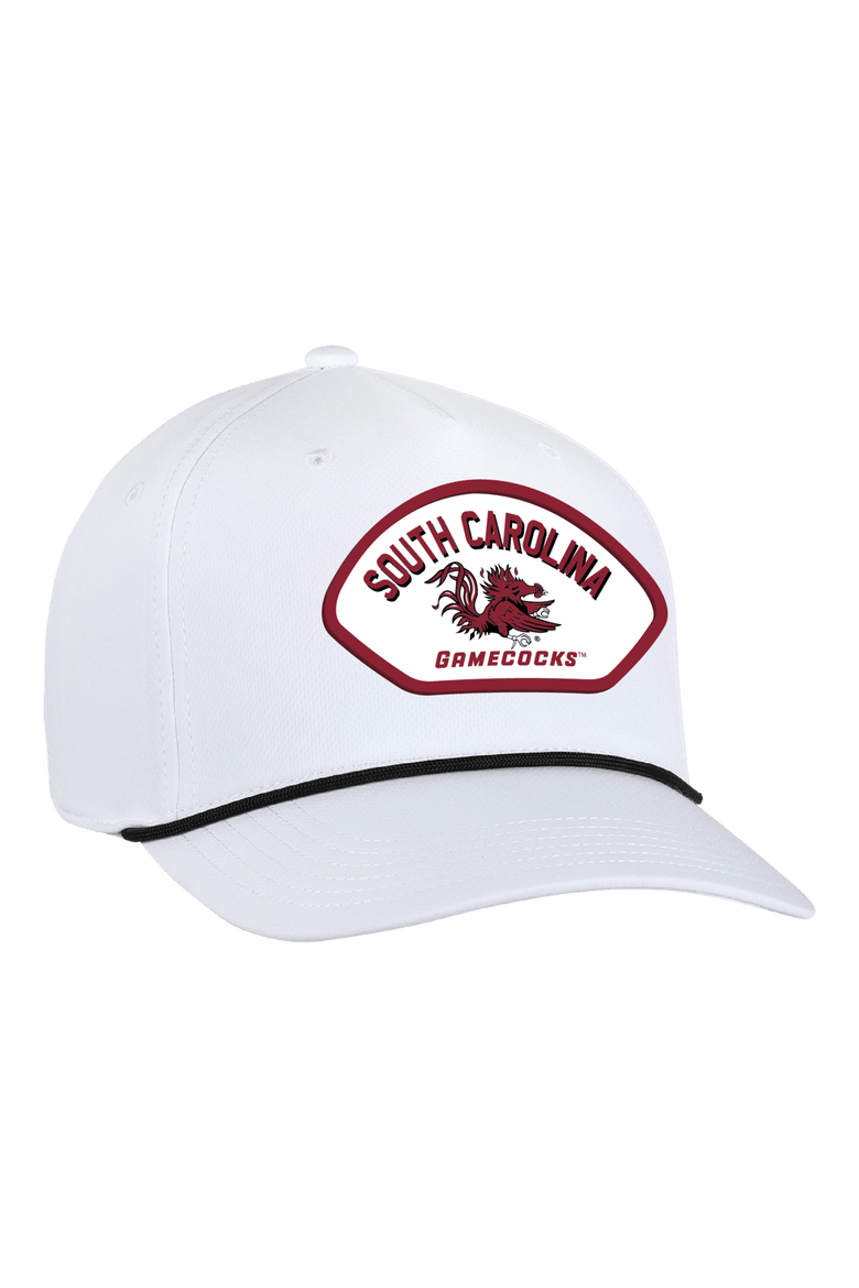 Men's Ahead  White South Carolina Gamecocks Alto Rope Adjustable Hat, Main, color, White