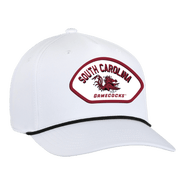 AHEAD Men's Ahead  White South Carolina Gamecocks Alto Rope Adjustable Hat