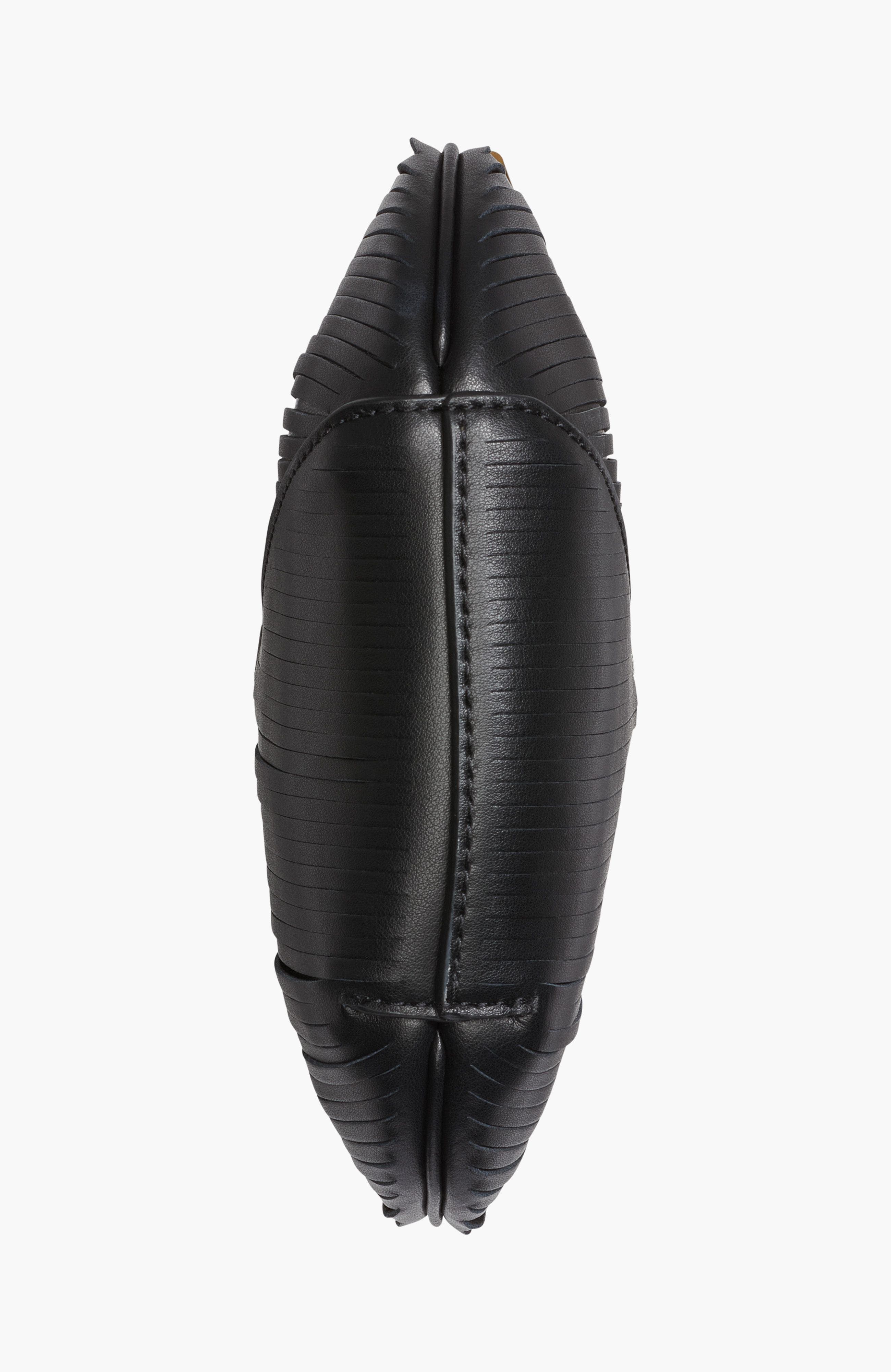 Donna Karan New York Baldwin Lasercut Micro Crossbody, Alternate, color, Black/Gold