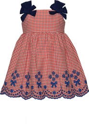 Iris & Ivy Americana Bow Shoulder Dress
