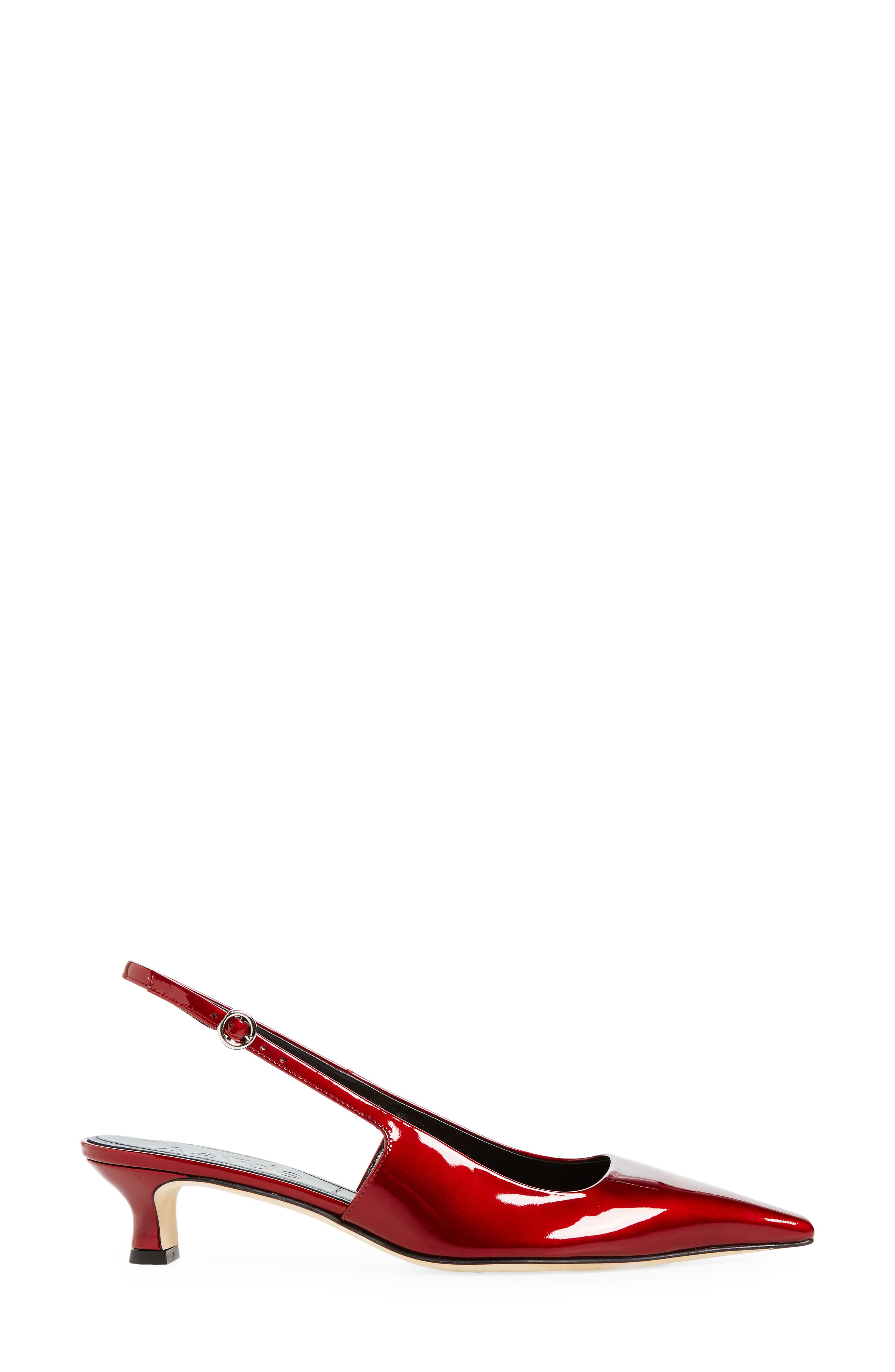 aeyde Metallic Slingback Pump, Alternate, color, 