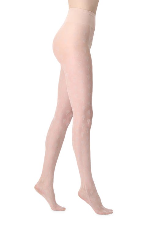 Deluxe Metallic Pattern Sheer Tights