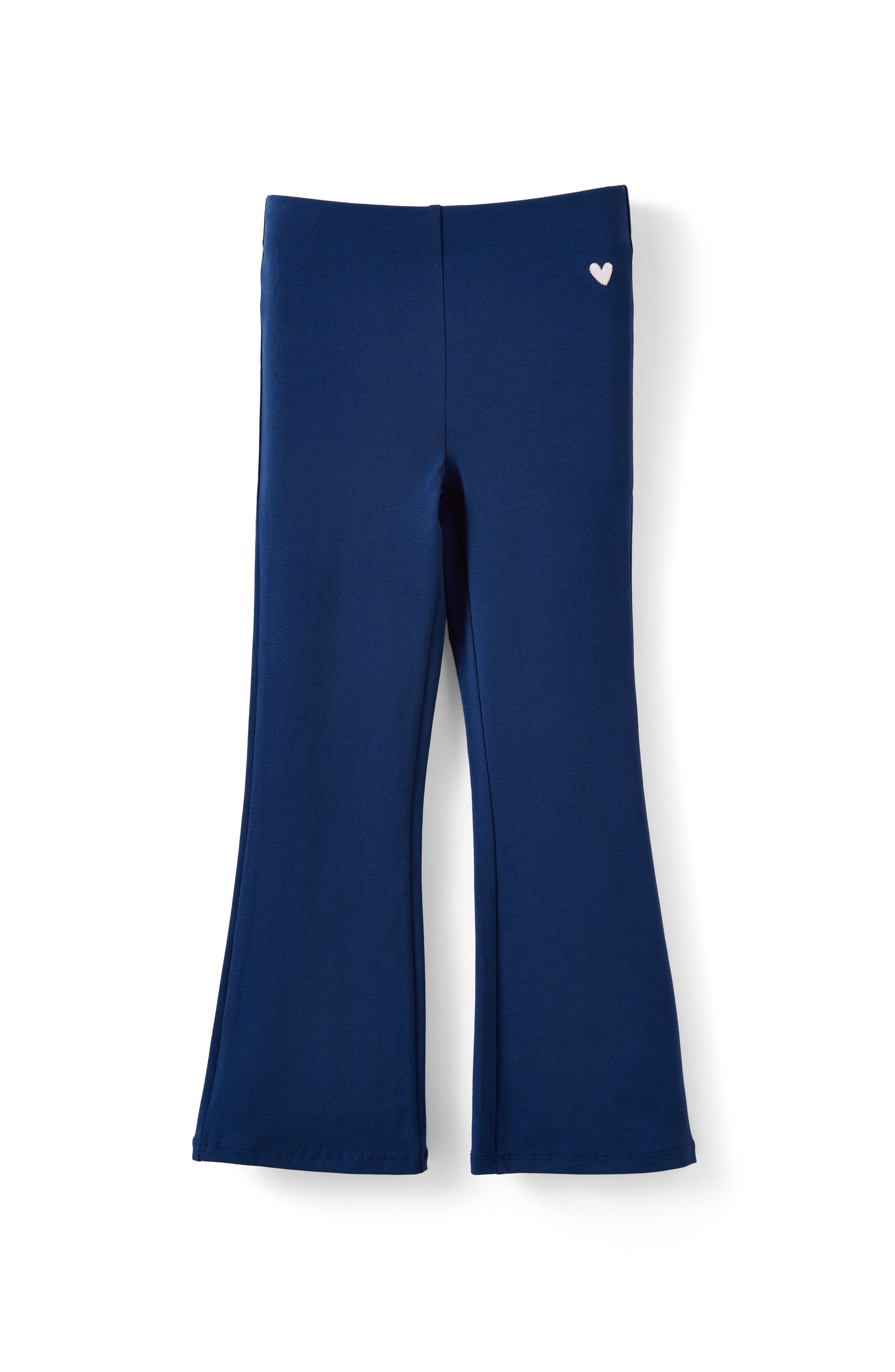 selected Denim Navy Pink Heart