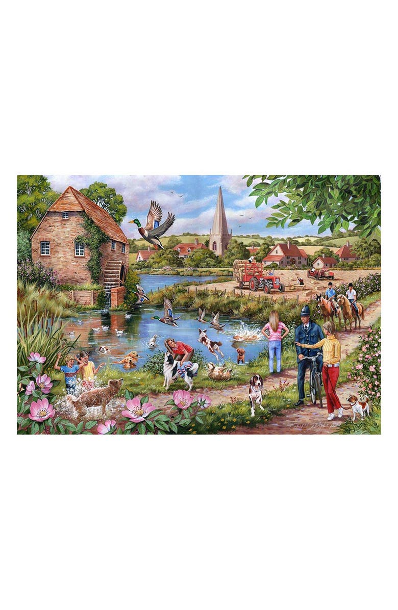 The House of Puzzles Doggy Paddle 1000-Piece Jigsaw Puzzle, Alternate, color, 