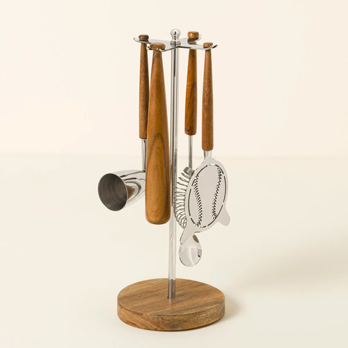 Uncommon Goods Batter Up Mlb Cocktail Shaker & Bar Tool Set