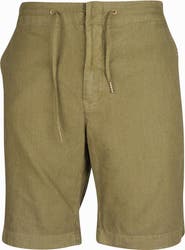 Barbour Linen & Cotton Blend Shorts