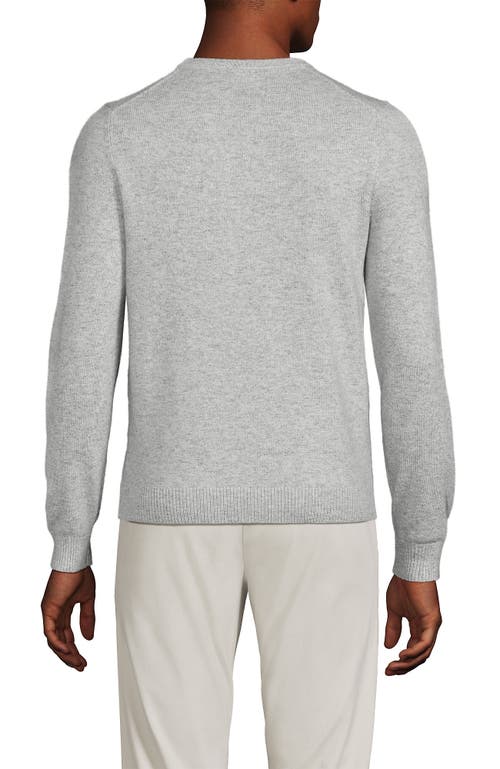 Lands' End Fine Gauge Cashmere Sweater In Gray