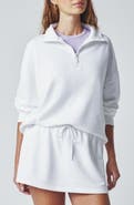 Florence by Mills Cozy Crush Half-Zip Cotton Blend Sweatshirt