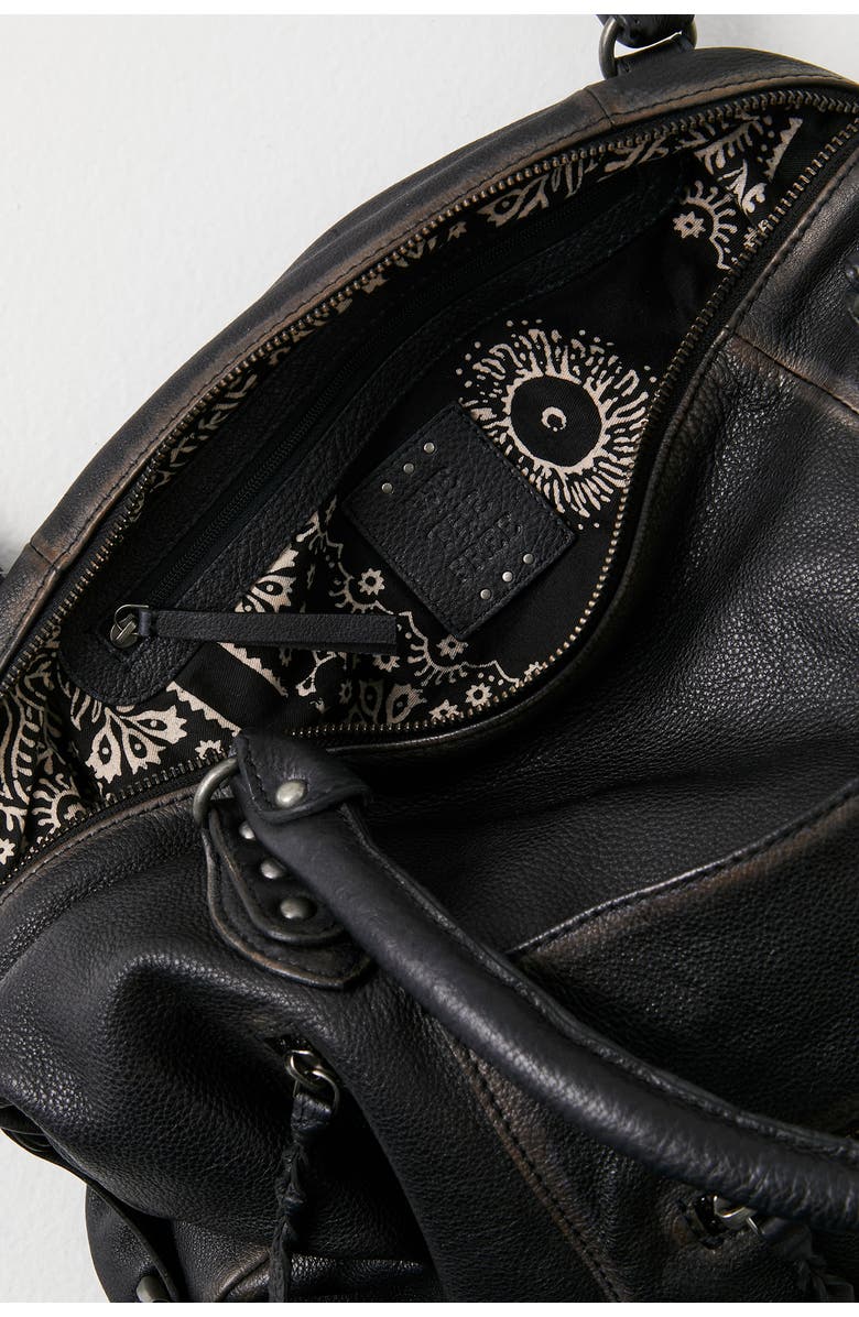 Free People We The Free Emerson Lambskin Leather Tote, Alternate, color,