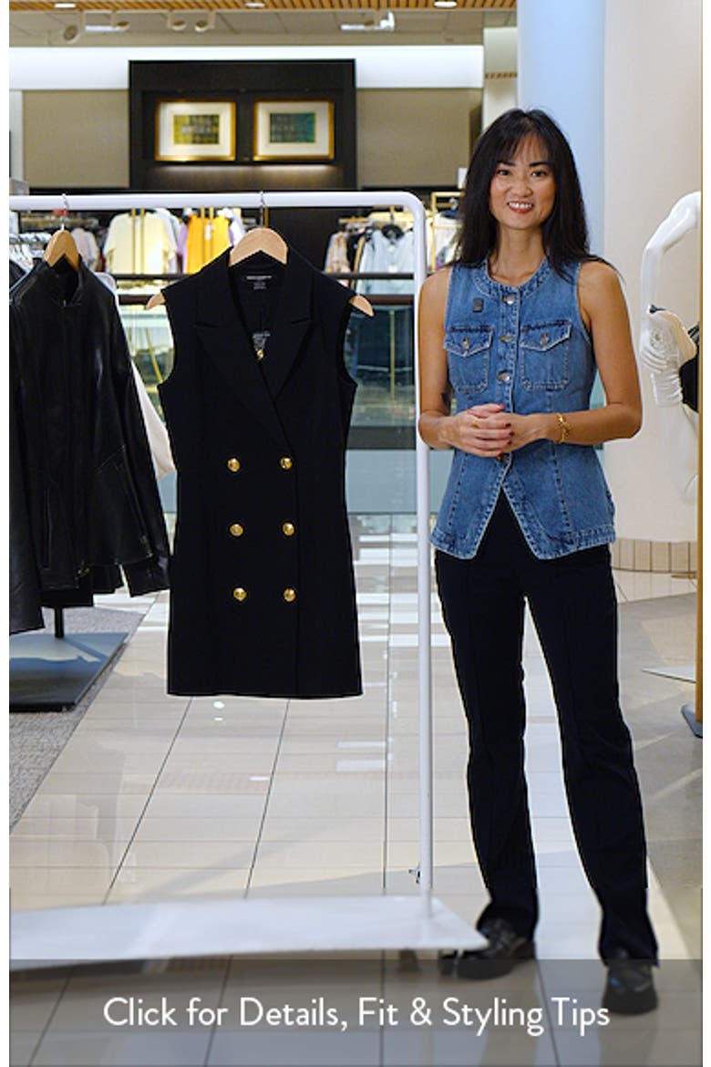 Whisper Double Breasted Blazer Dress video