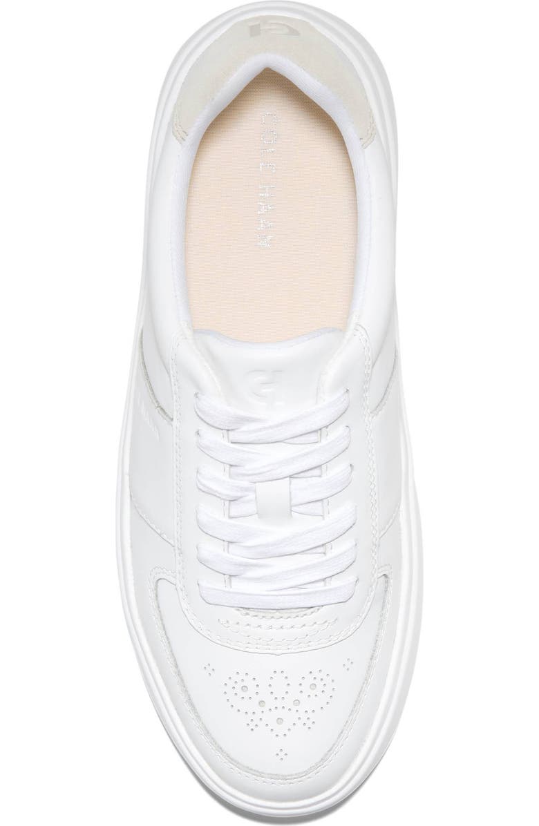 Cole Haan Grand Crosscourt Della Sneaker, Alternate, color, Optic White/ Silver Birch