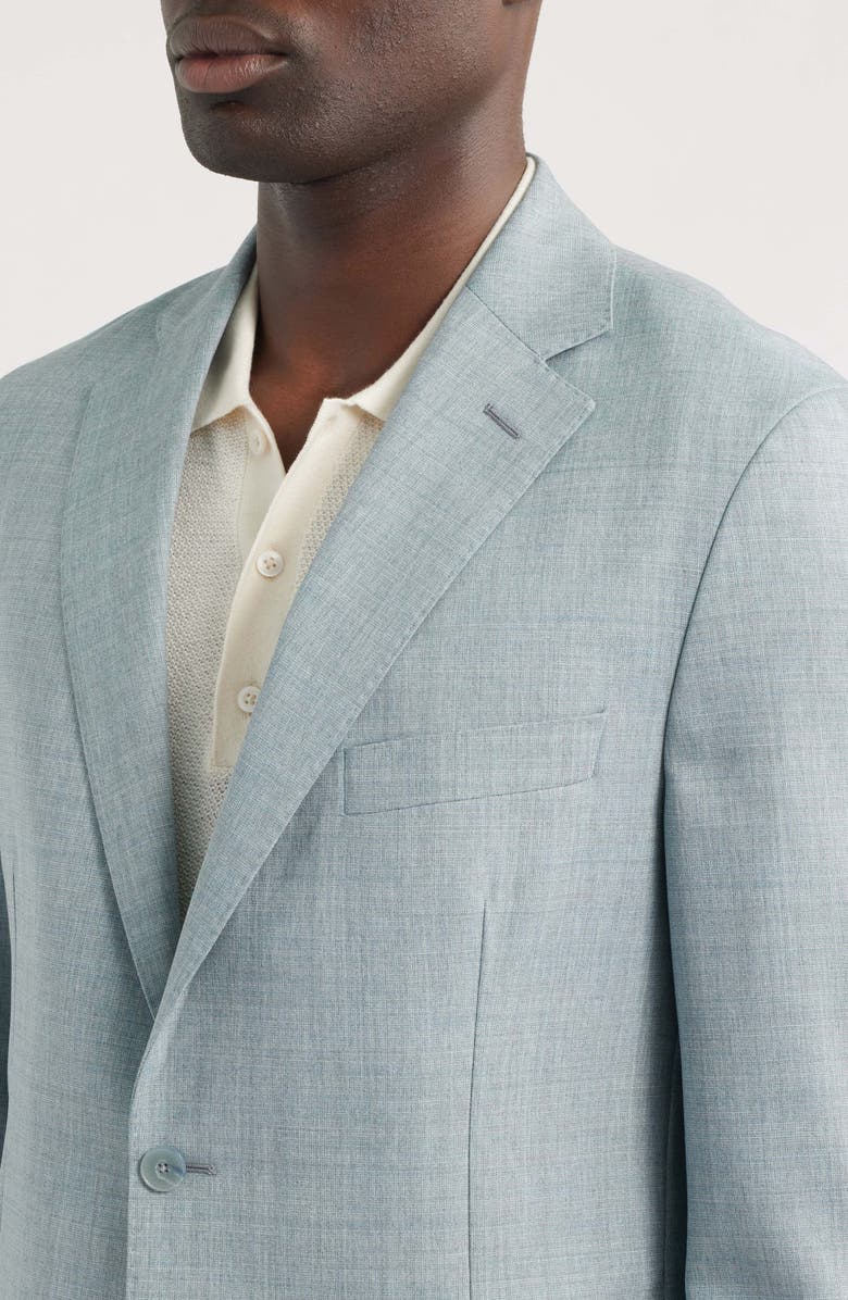 Vince Icon Relaxed Fit Wool Suit, Alternate, color, Light Green