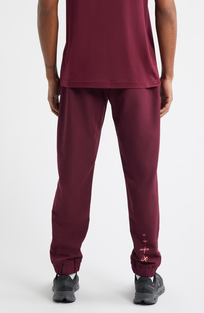 SANTO STUDIO Tempo 777 Enjoy Tech Joggers, Alternate, color, Merlot