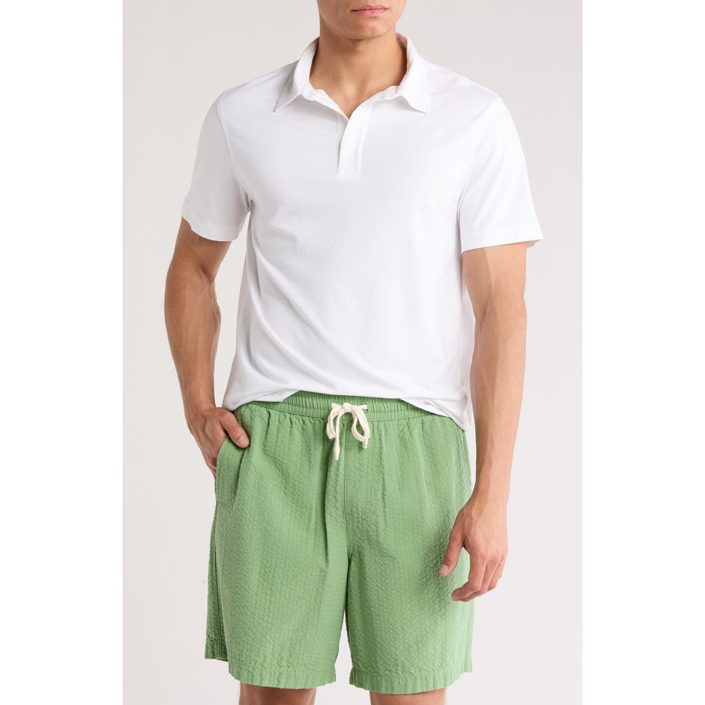 14th & Union Cotton & Modal Polo In White