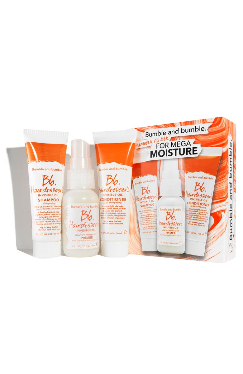 Bumble and bumble. Hairdresser's Invisible Oil Mega Moisture Set, Main, color,