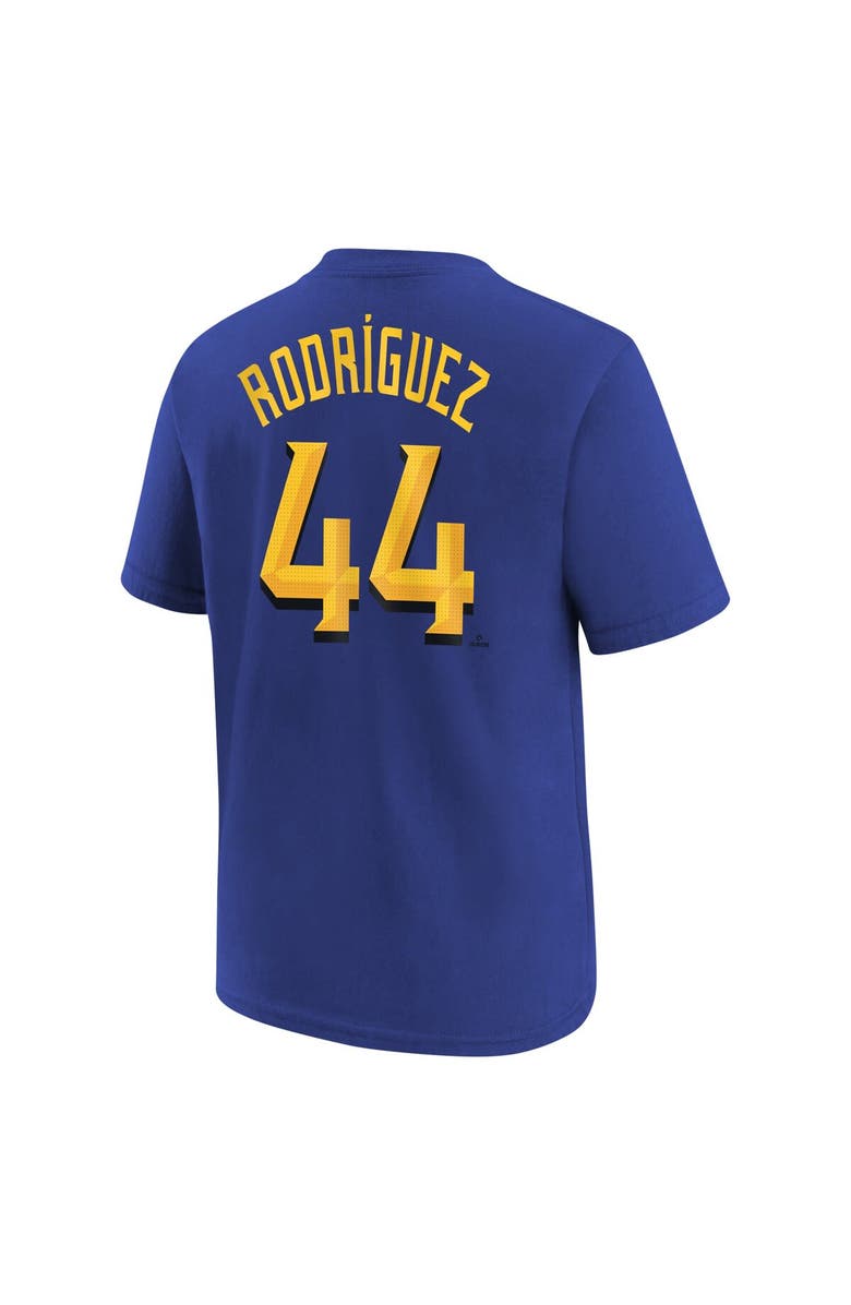 Nike Youth Nike Julio Rodríguez Royal Seattle Mariners Fuse City Connect Name & Number T-Shirt, Alternate, color, 