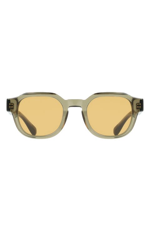 Gancini 49mm Oval Sunglasses