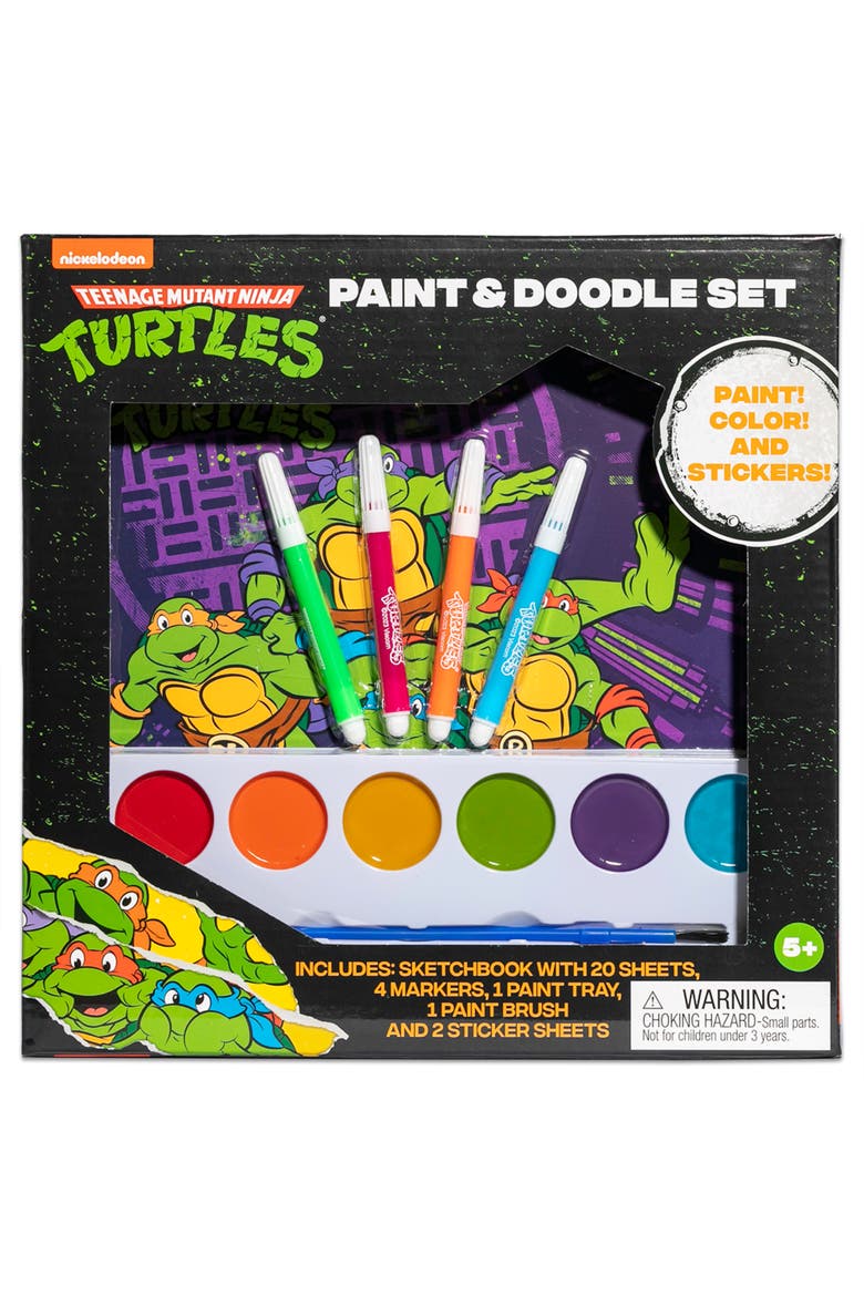Paint & Doodle, Teenage Mutant Ninja Turtles Coloring Set, 5+, Main, color, Multicolored
