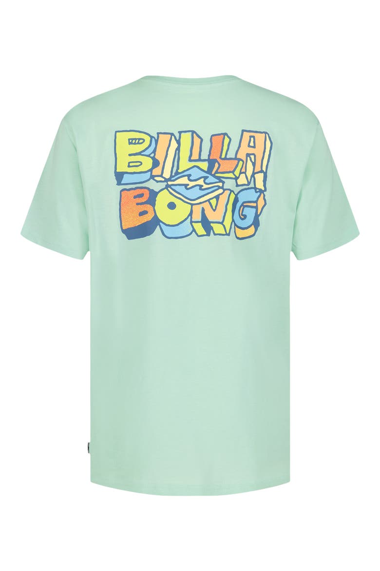 Kids' Wonky Cotton Graphic T-Shirt, Alternate, color, DUSTY GREEN