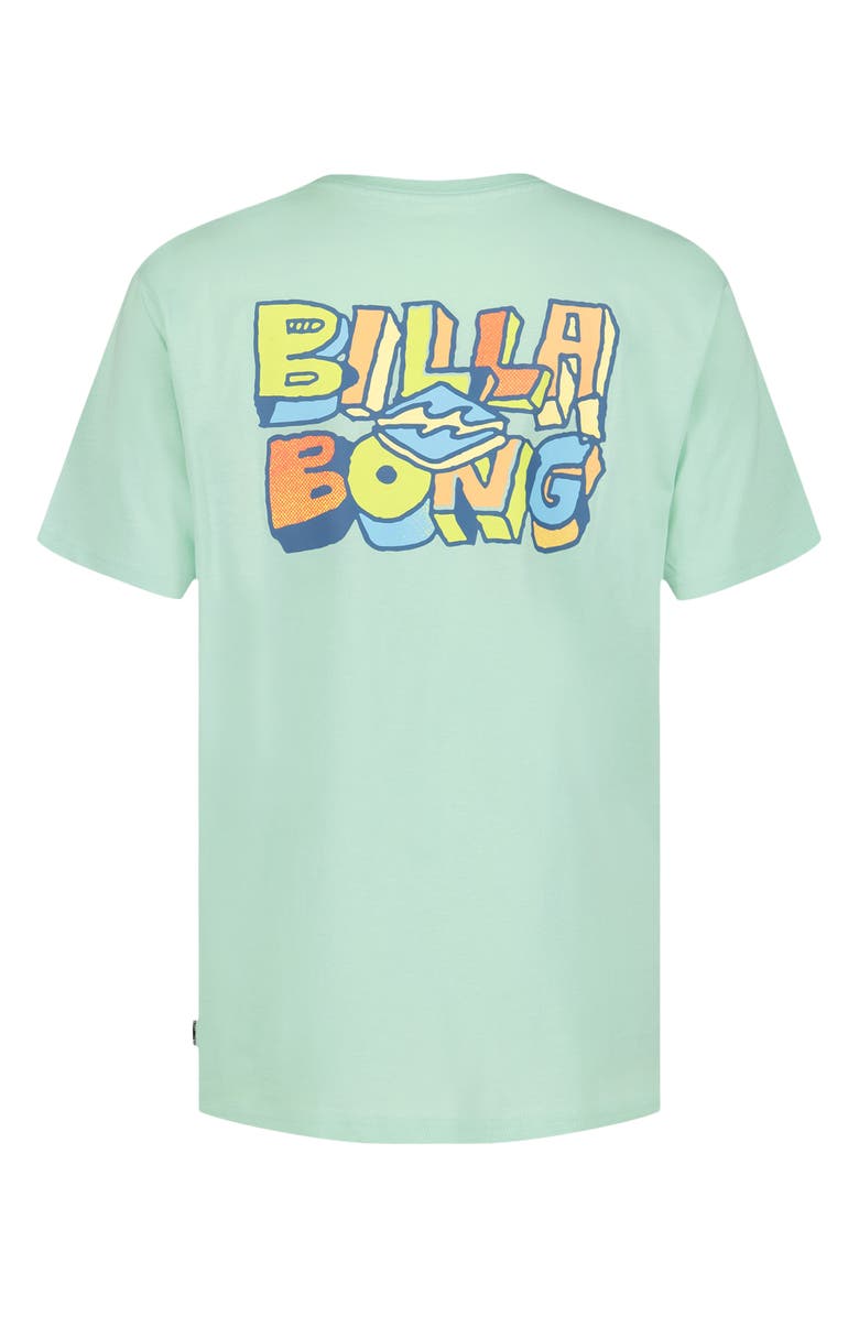 Billabong Kids' Wonky Cotton Graphic T-Shirt, Alternate, color, Dusty Green