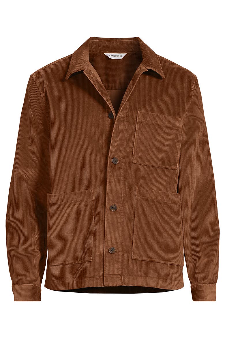 Corduroy Chore Jacket, Alternate, color, Rich Ginger Brown