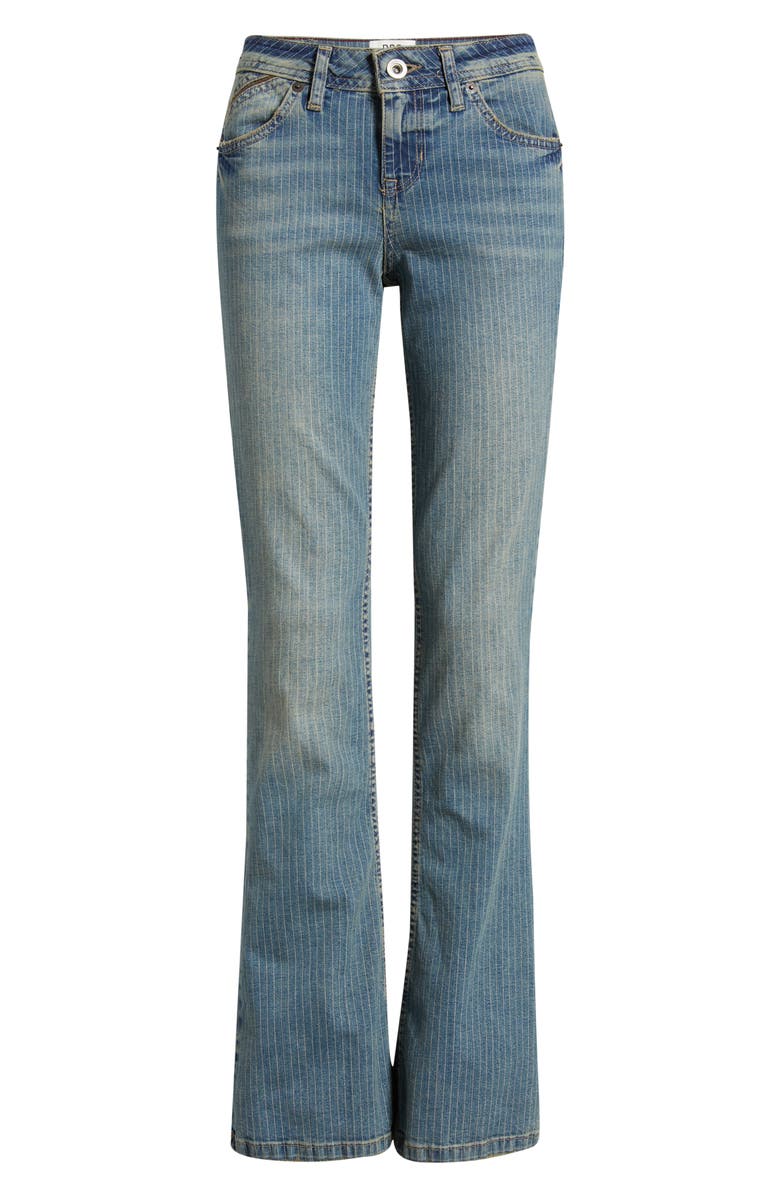 BDG Urban Outfitters Brooke Pinstripe Low Rise Flare Jeans, Alternate, color, Tinted Stripe
