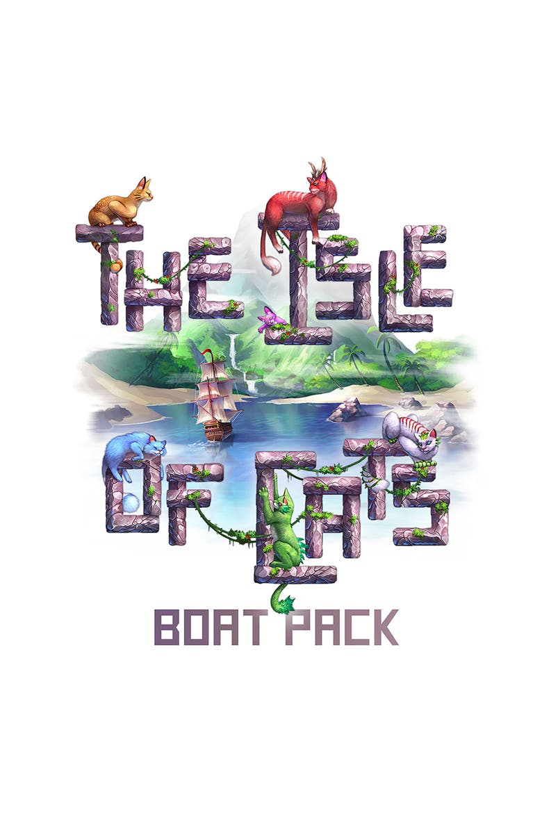 The Isle Of Cats Boat Pack Expansion Boardgame, Ages 8+, Alternate, color, Multicolored