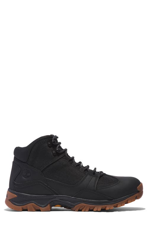 Timberland Mt. Maddsen Water Resistant Hiking Boot In Black Full Grain