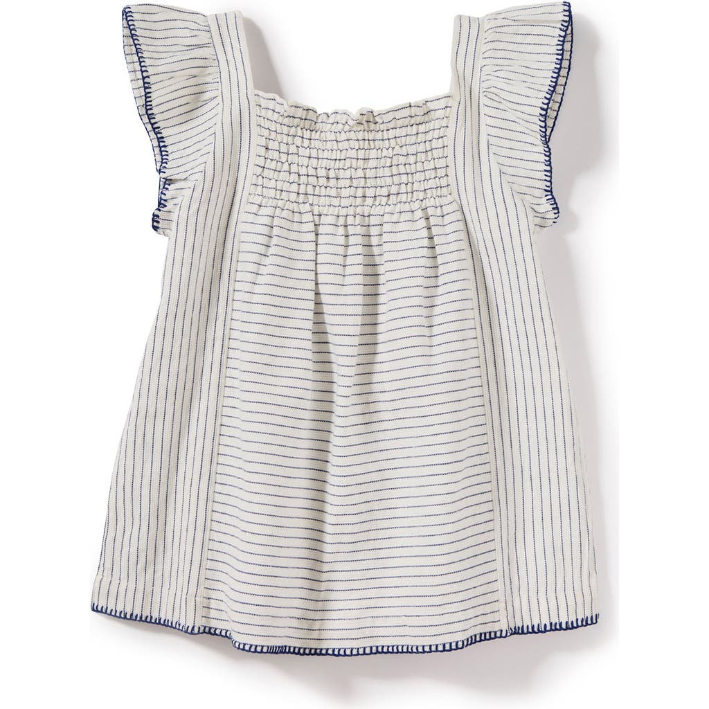 Peek Aren'T You Curious Peek Louise Stripe Flutter Sleeve Top in Ivory  product