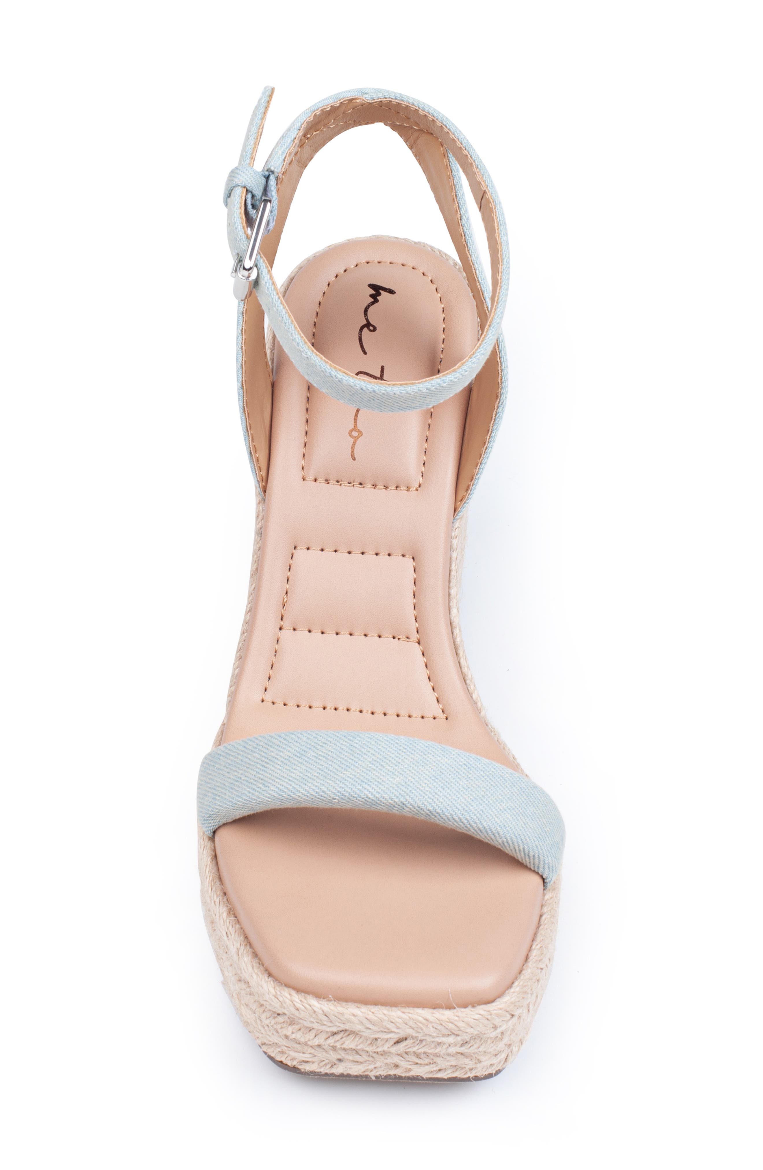 Me Too Whitley Platform Wedge Espadrille Sandal, Alternate, color, Light Blue