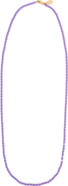 Clare V. Enamel Barrel Chain Necklace