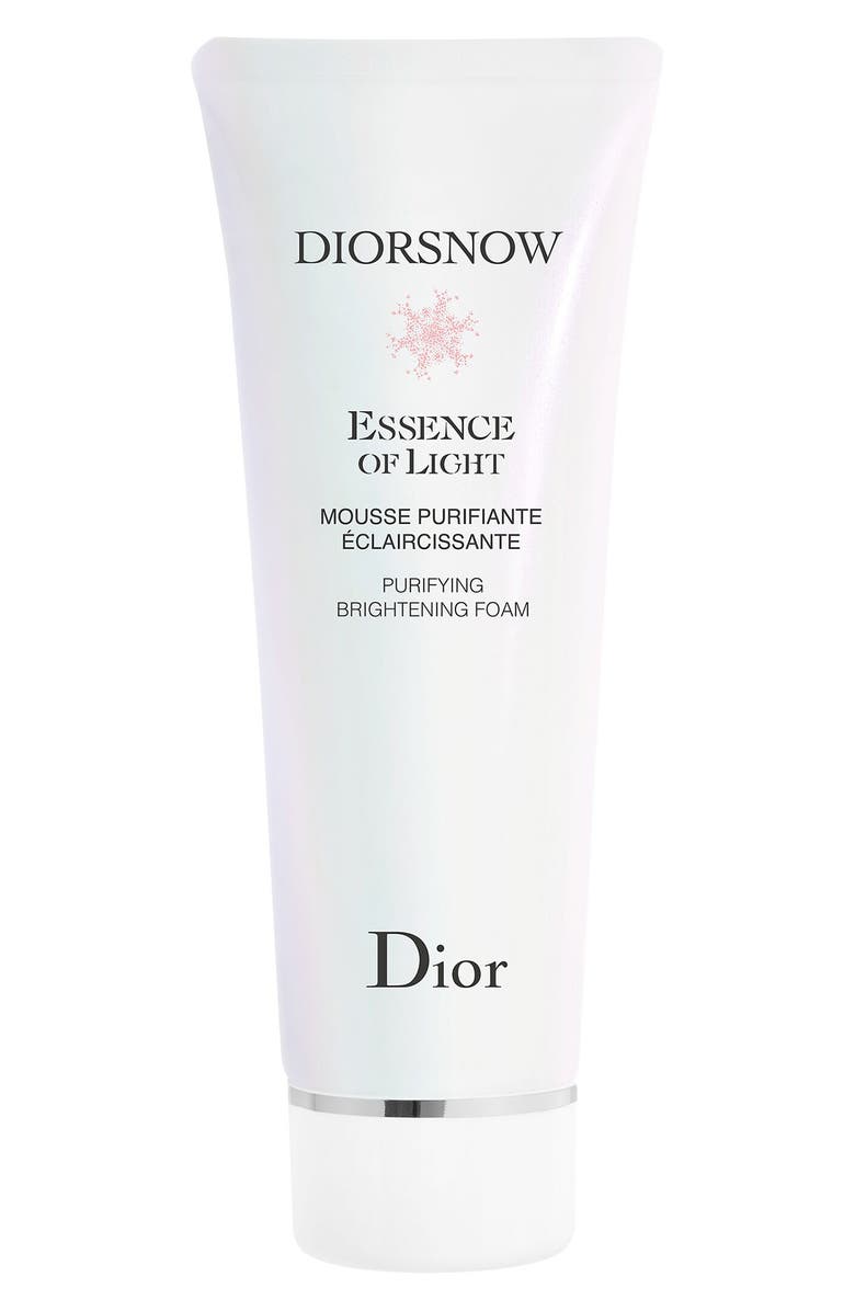 DIOR snow Essence of Light Purifying Brightening Foam Face Cleanser, Main, color,