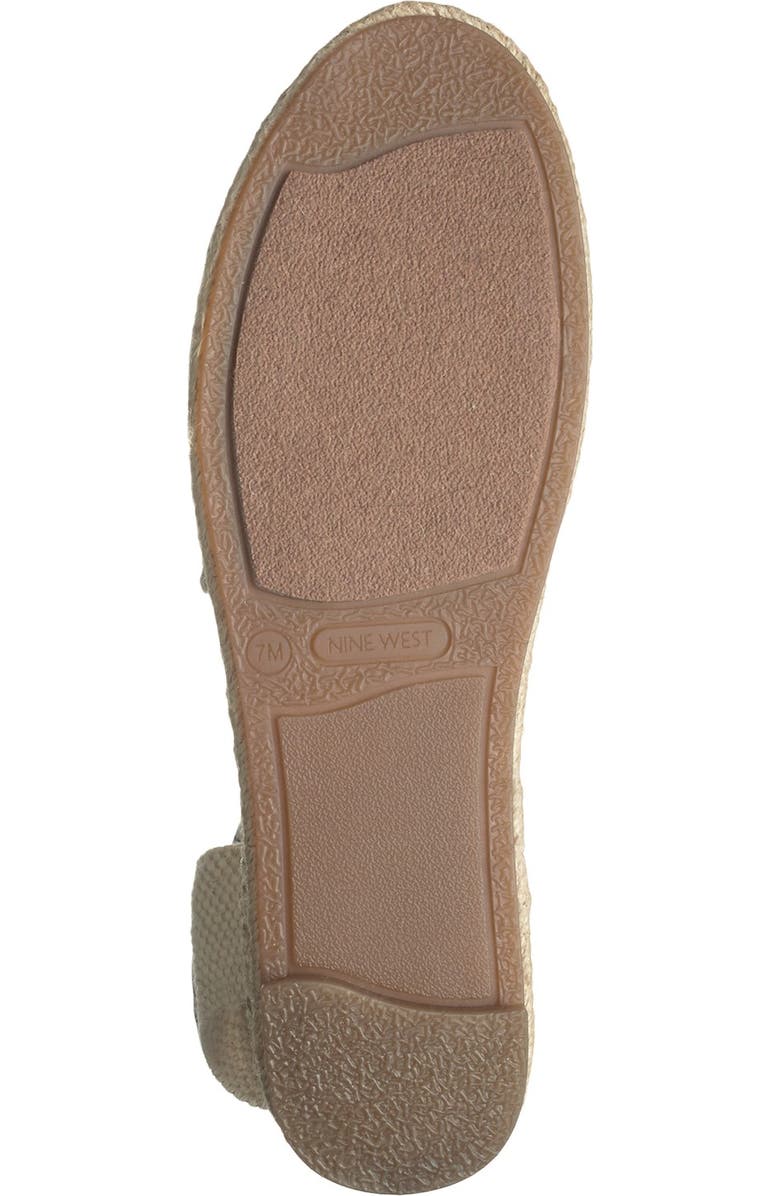 Nine West Meow Bandana Espadrille Flat, Alternate, color,