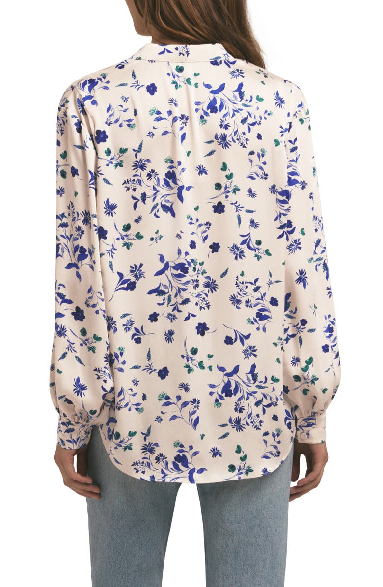Favorite Daughter The Lauren Floral Print Shirt, Alternate, color, Pretty In Pink Flo