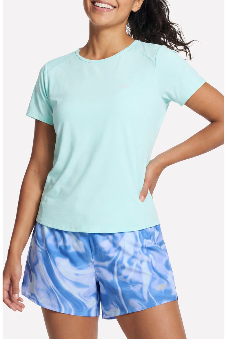 Stride Performance T-Shirt, Main, color, AQUA BREEZE