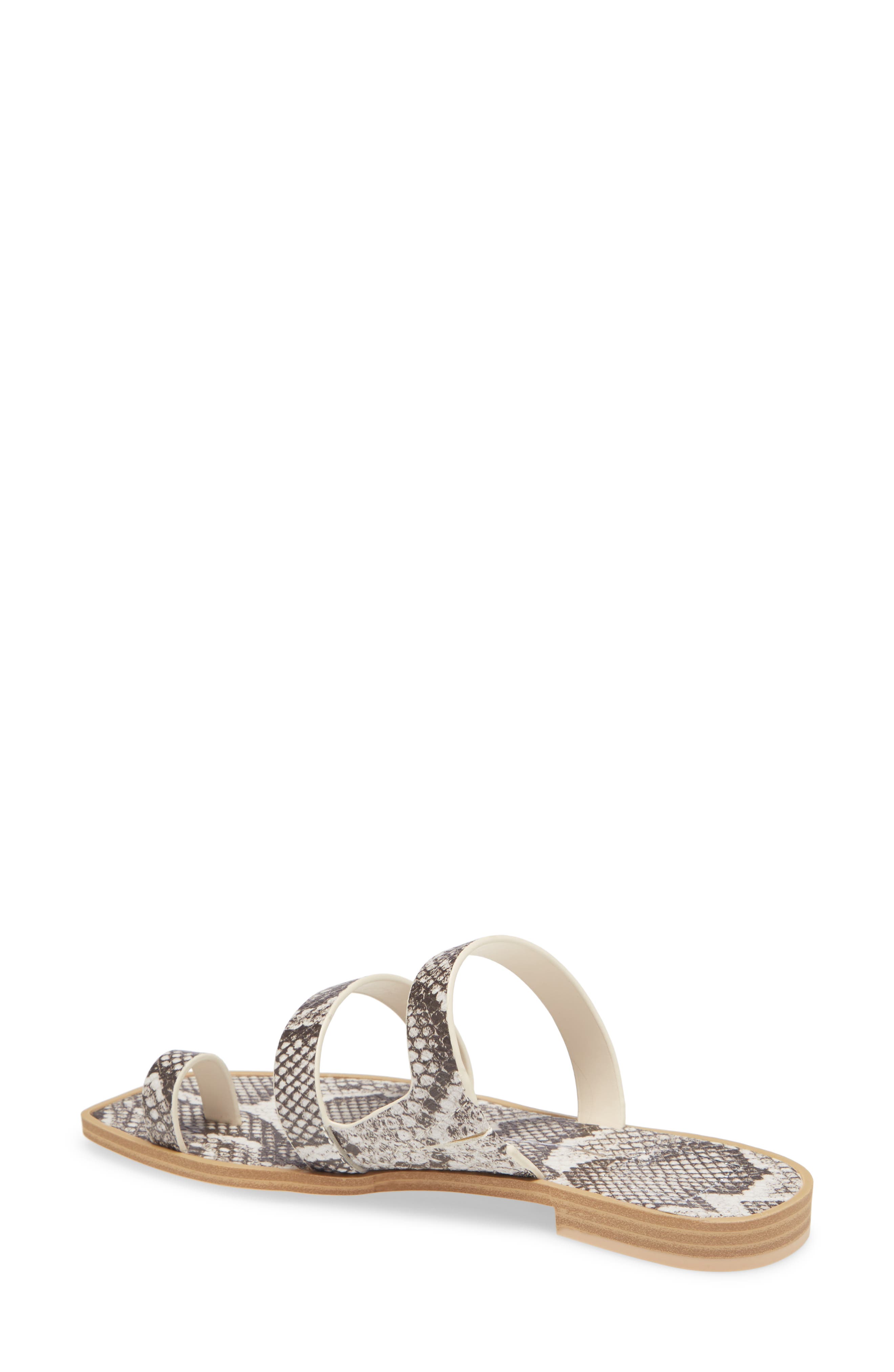 Isala 3 Croc Textured Slide Sandal, Alternate, color, SHADOW SNAKE