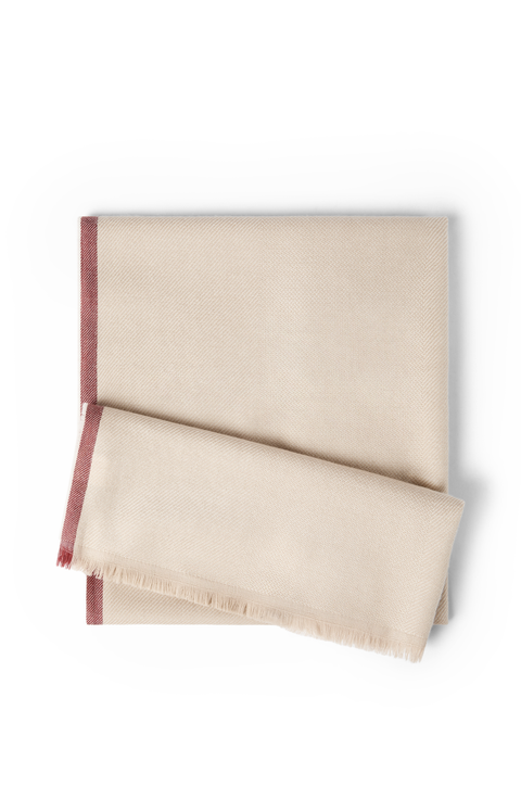 Wool and cashmere scarf