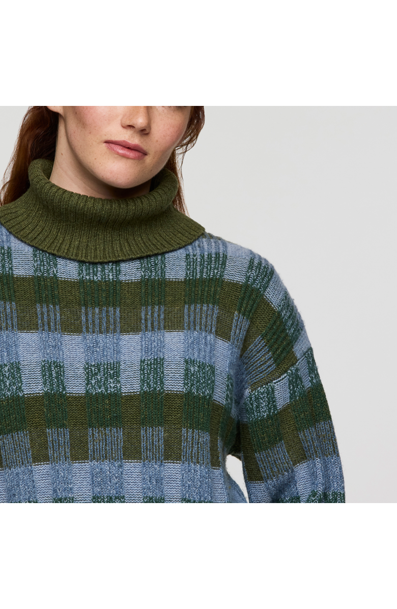 Cotopaxi Libre Boxy Sweater - Women's, Alternate, color, Fatigue Stripes