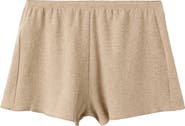 MANGO Cotton Blend Pajama Shorts