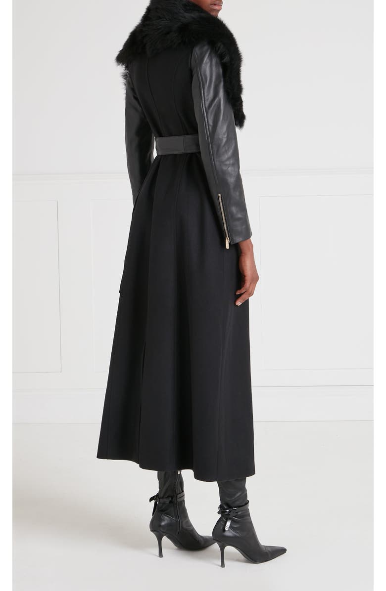 Temperley London Sovereign Coat, Alternate, color, Black