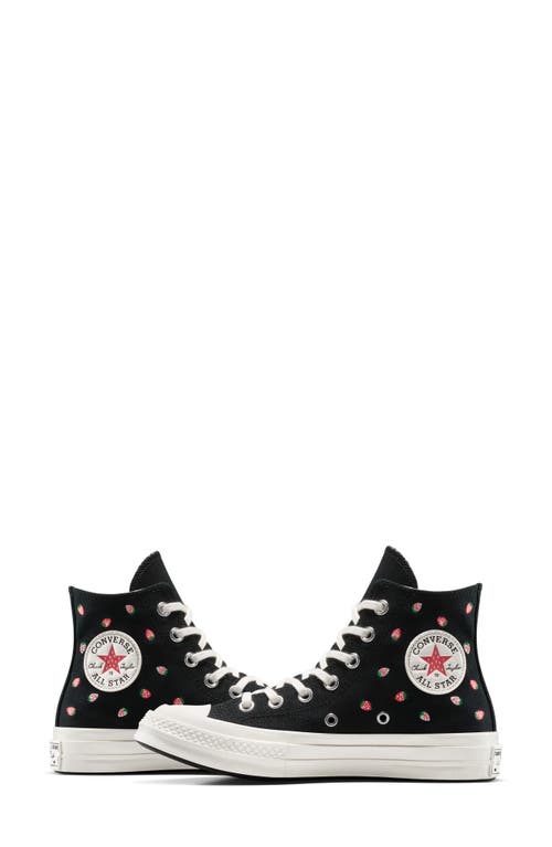 Converse Gender Inclusive Chuck 70 High Top Sneaker In Black/soft Red/green