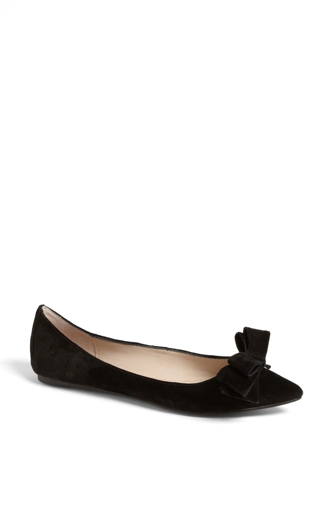 Steven by Steve Madden 'Envd' Flat, Main, color, BLACK SUEDE