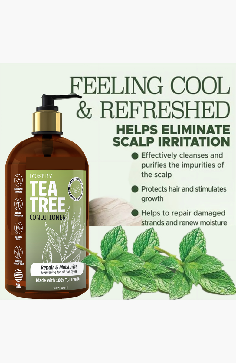 Lovery Tea Tree Conditioner, Alternate, color, NO COLOR