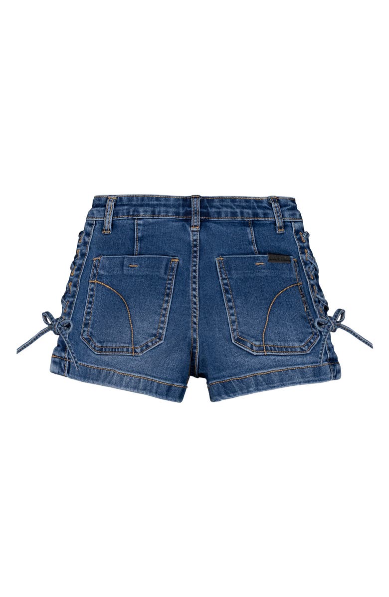 Joe's Jeans Kids' Emmy Lace-Up Denim Shorts, Alternate, color, Medium Wash