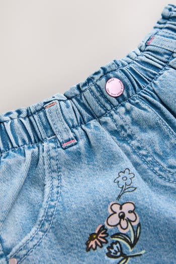 Kids' Embroidered Straight Leg Jeans